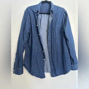 Jean Shirt in Dark Blue Wash